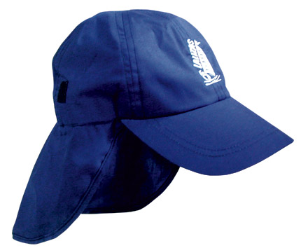 کلاه سیلینگ لالیزاس با کاور گردن آبی رنگ کد 40557